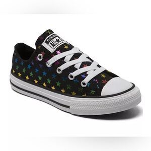 Converse Big Girls Archive Foil Chuck Taylor All Star Casual Sneakers Star Print